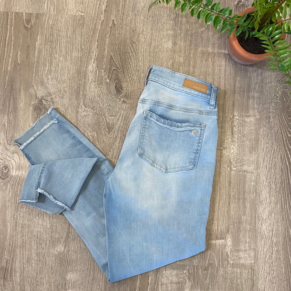 Justice High-rise Jegging Raw Hem 18